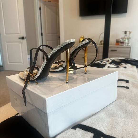 Tom Ford Lock Stiletto Sandals - Picture 2 of 4
